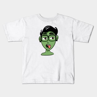 handsome alien Kids T-Shirt